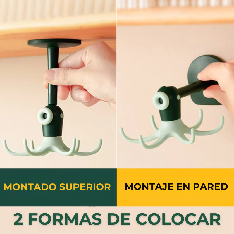 SwivelHook™ -  Gancho giratorio para pared de 360 Grados