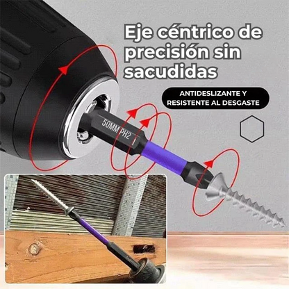 SafeStrength™ - Set de Brocas Magneticas para destornillador