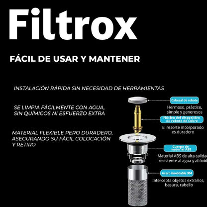 Filtrox™ - Filtro Inteligente de drenaje