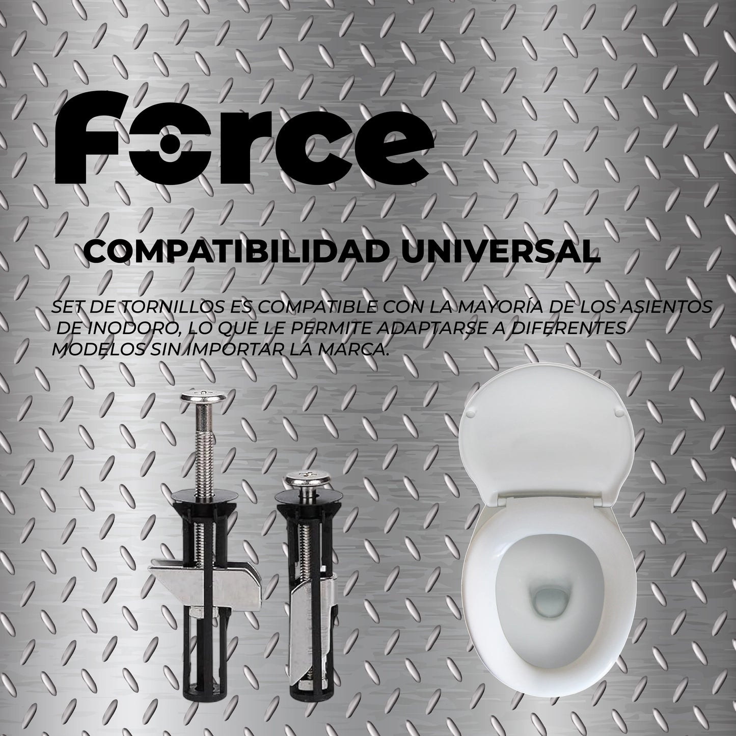 Force™- Estabilizador de tapa de inodoro