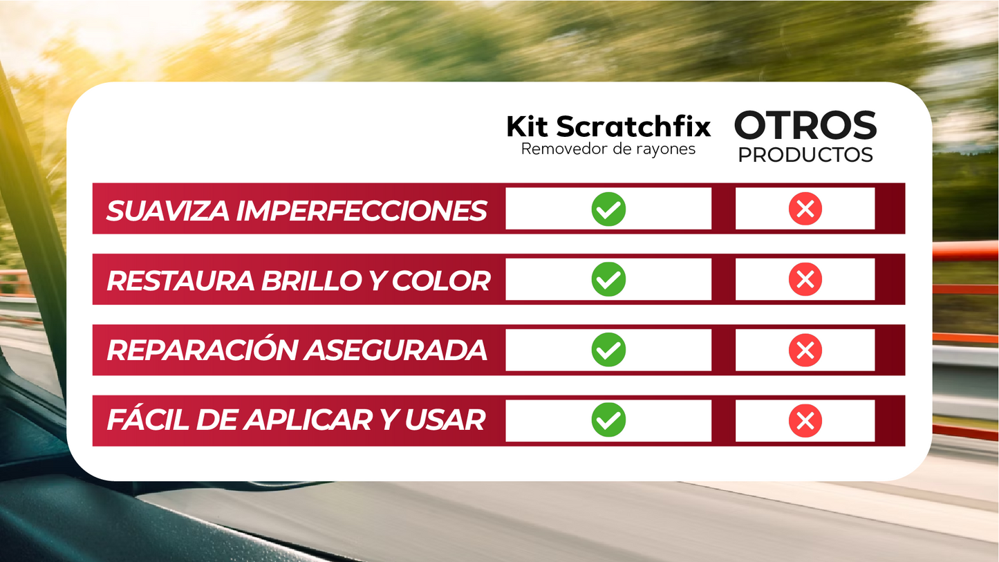 Kit Scratchfix™ - Removedor de rayones instantáneo