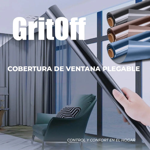 GritOff™ - Cobertura de ventana plegable