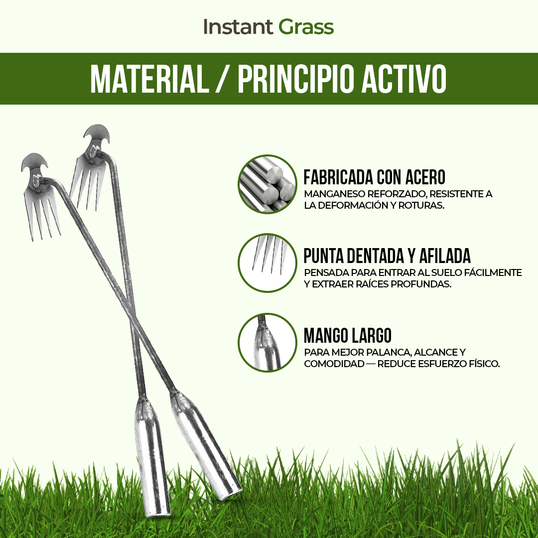 Instant Grass - El jardín limpio que quieres, sin esfuerzo y sin dolor.