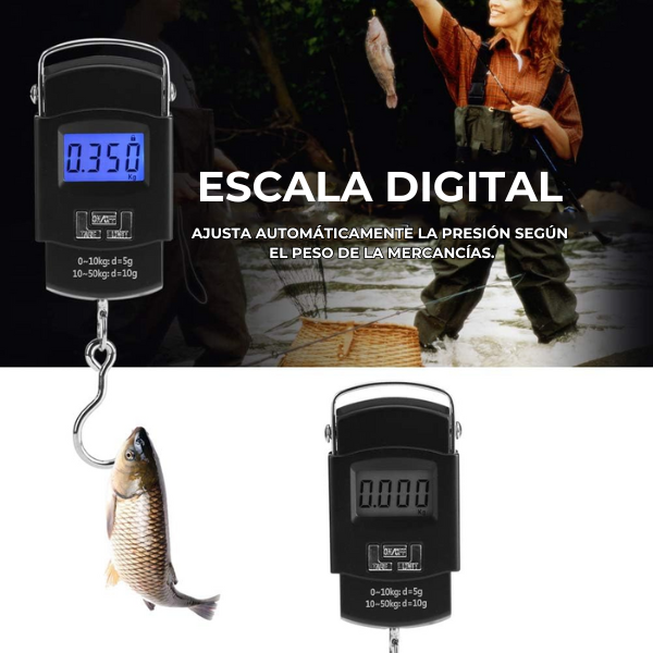 Mini bascula digital para equipaje