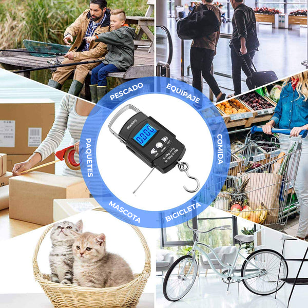 Mini bascula digital para equipaje