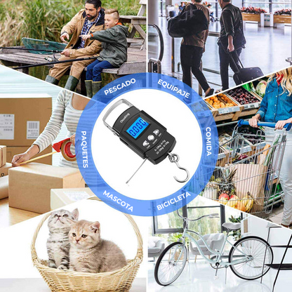 Mini bascula digital para equipaje