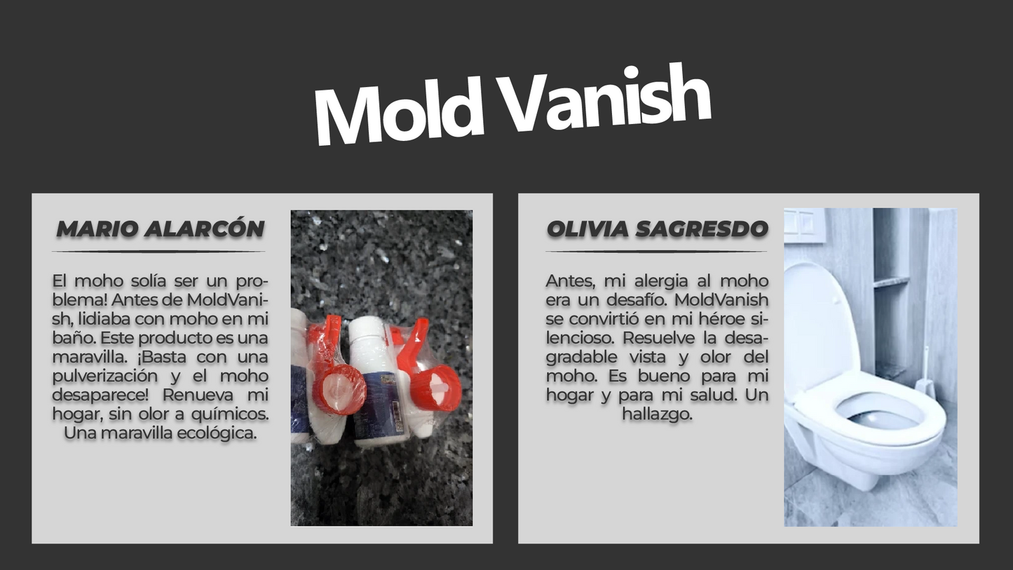MoldVanish™ - removedor de moho de múltiples superficies