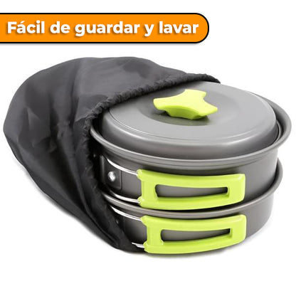 CompactCamp™ - Set de cocina para camping