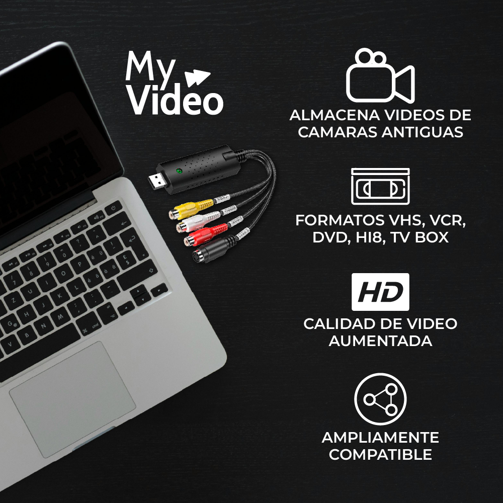 MY VIDEO™ - Tarjeta de captura de video USB