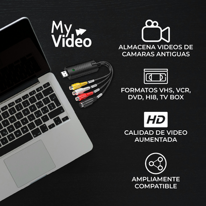 MY VIDEO™ - Tarjeta de captura de video USB