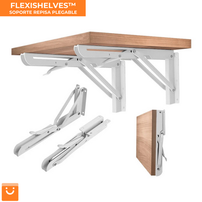 FLEXISHELVES™ - SOPORTE REPISA PLEGABLE | ¡OFERTA 2X1!