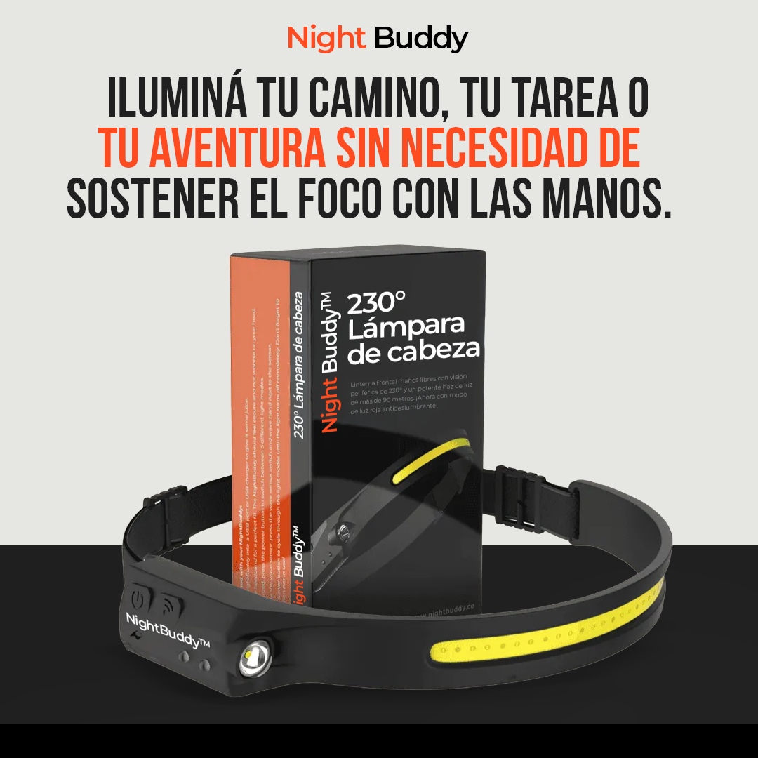 NightBuddy™ - Ve más, trabaja mejor, muévete seguro.