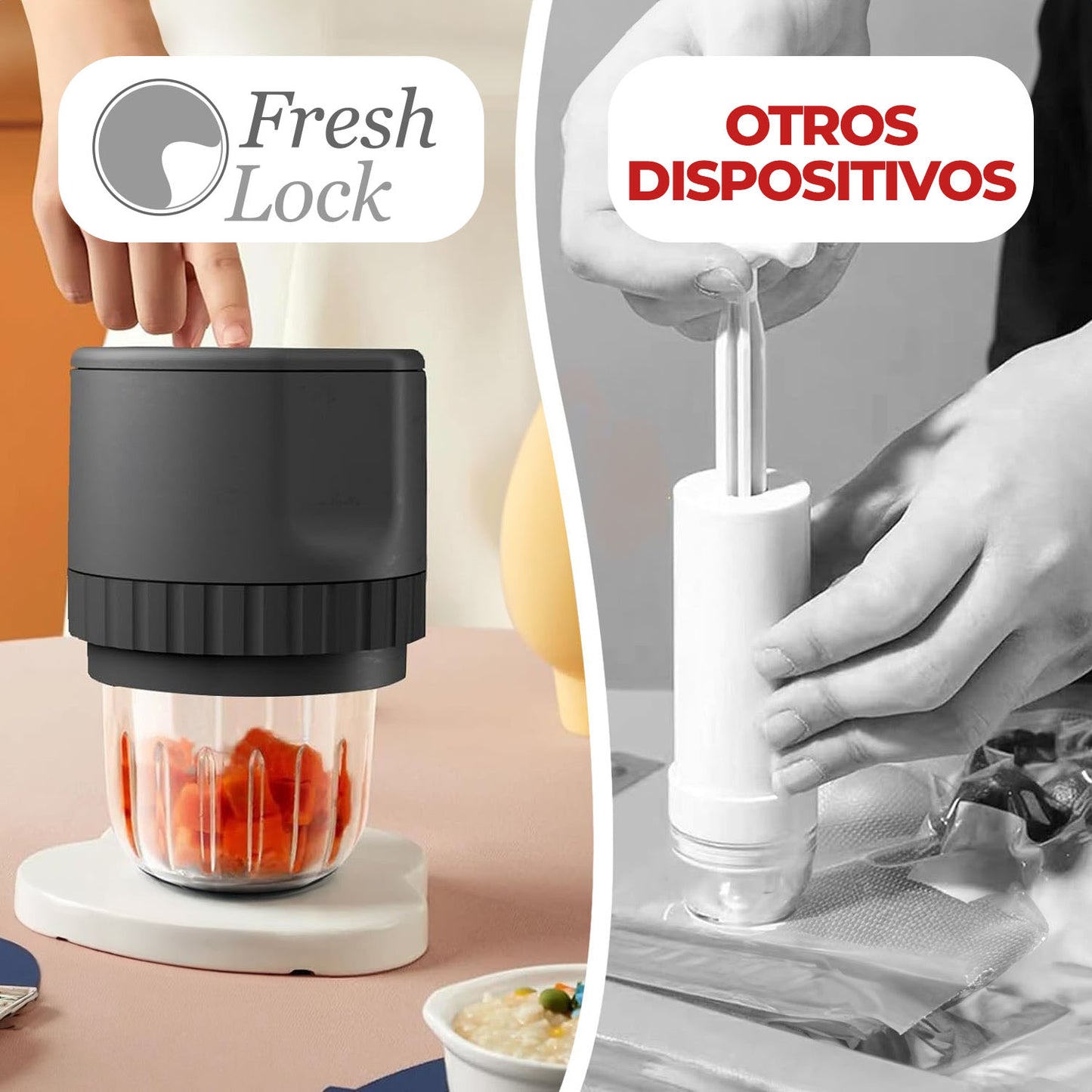 FreshLock™ - Dispositivo de sellado al vacío