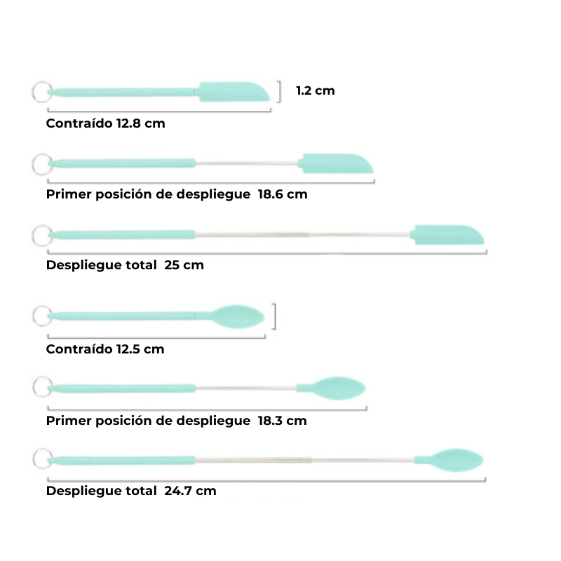 TINYSPOO™- Mini cuchara de silicona retráctil