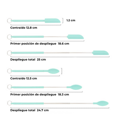 TINYSPOO™- Mini cuchara de silicona retráctil