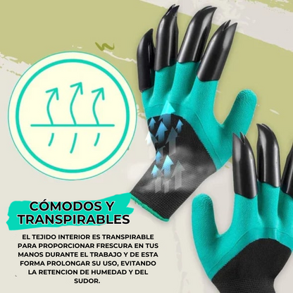 Gardenmagic™ - Guantes protectores con garras para jardinería