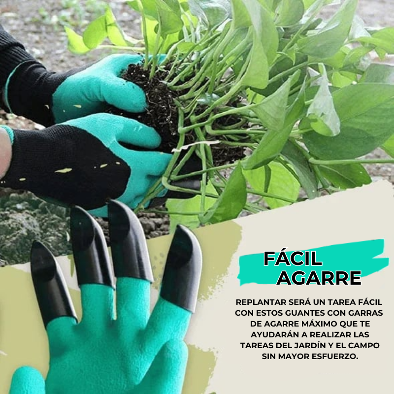 Gardenmagic™ - Guantes protectores con garras para jardinería