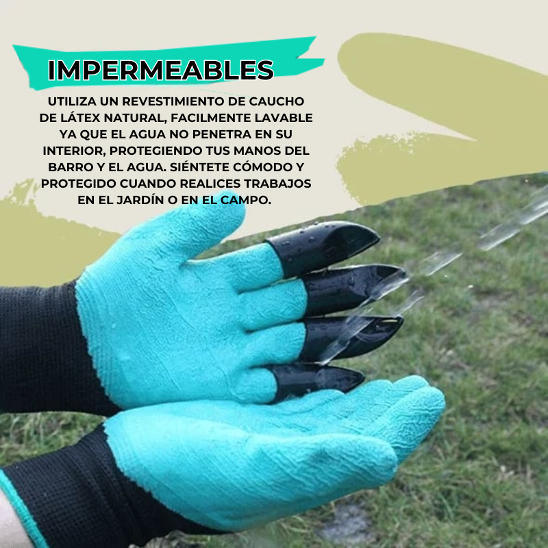 Gardenmagic™ - Guantes protectores con garras para jardinería