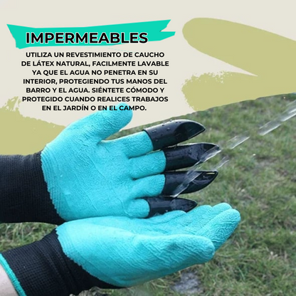Gardenmagic™ - Guantes protectores con garras para jardinería