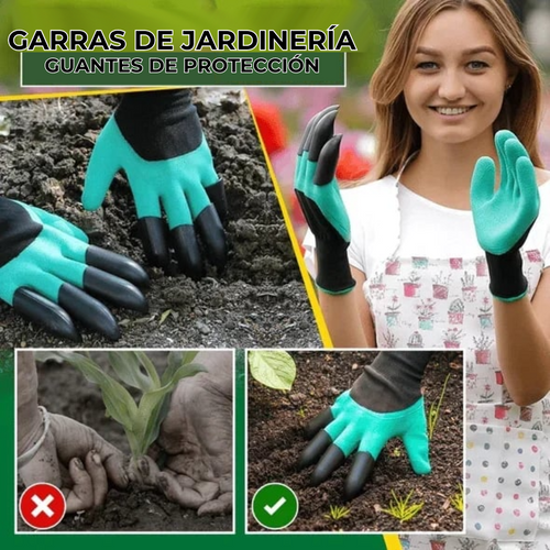 Gardenmagic™ - Guantes protectores con garras para jardinería