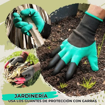 Gardenmagic™ - Guantes protectores con garras para jardinería