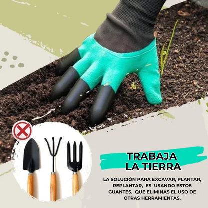 Gardenmagic™ - Guantes protectores con garras para jardinería
