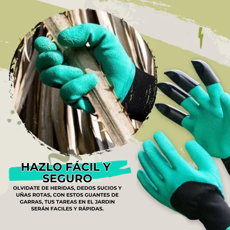Gardenmagic™ - Guantes protectores con garras para jardinería