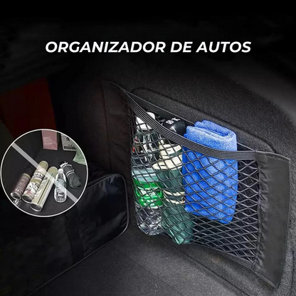 TidyRide™ - Organizador con malla elástica  para maletera de autos