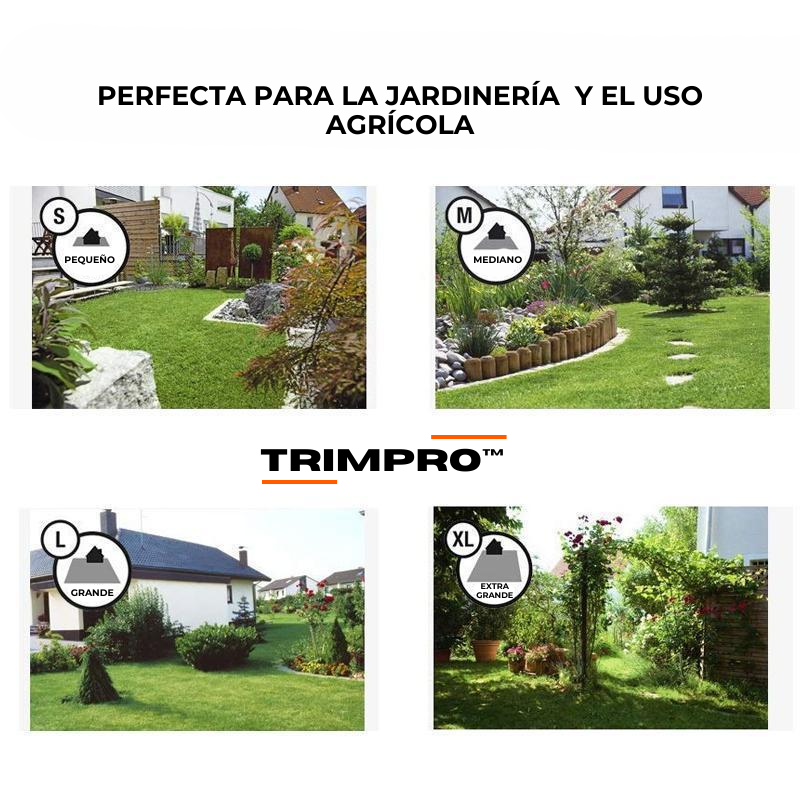 TrimPro™ - Cabezal de corte universal para desmalezadora | 6 CUCHILLAS DE ACERO