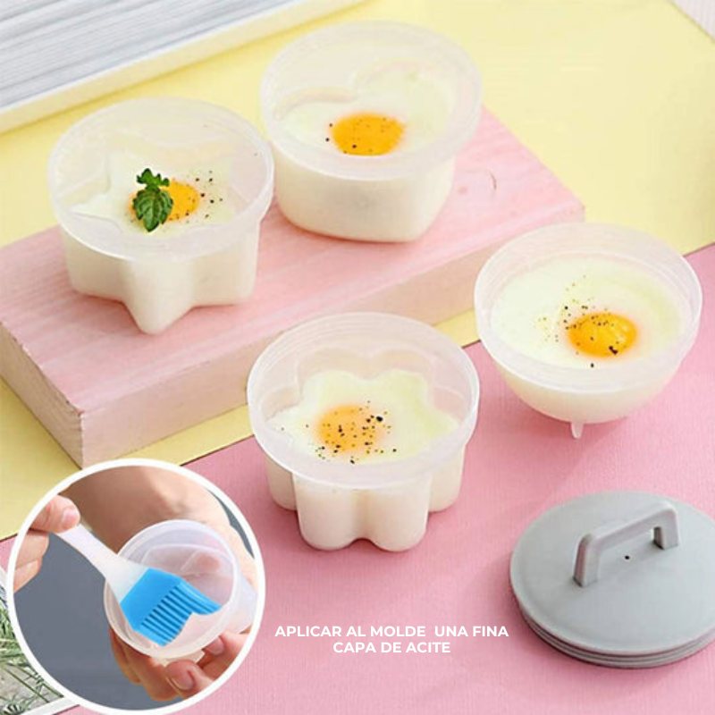 EggCrafty™ -  Molde de figuras para hacer huevos cocidos