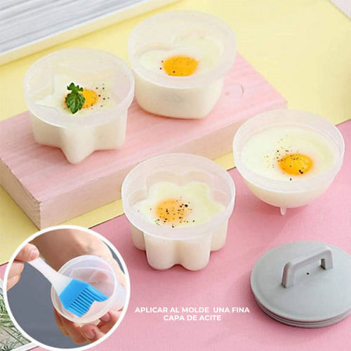 EggCrafty™ -  Molde de figuras para hacer huevos cocidos