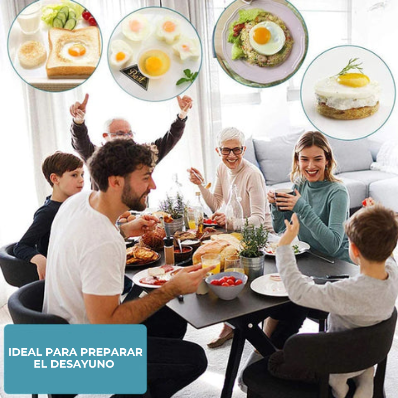 EggCrafty™ -  Molde de figuras para hacer huevos cocidos