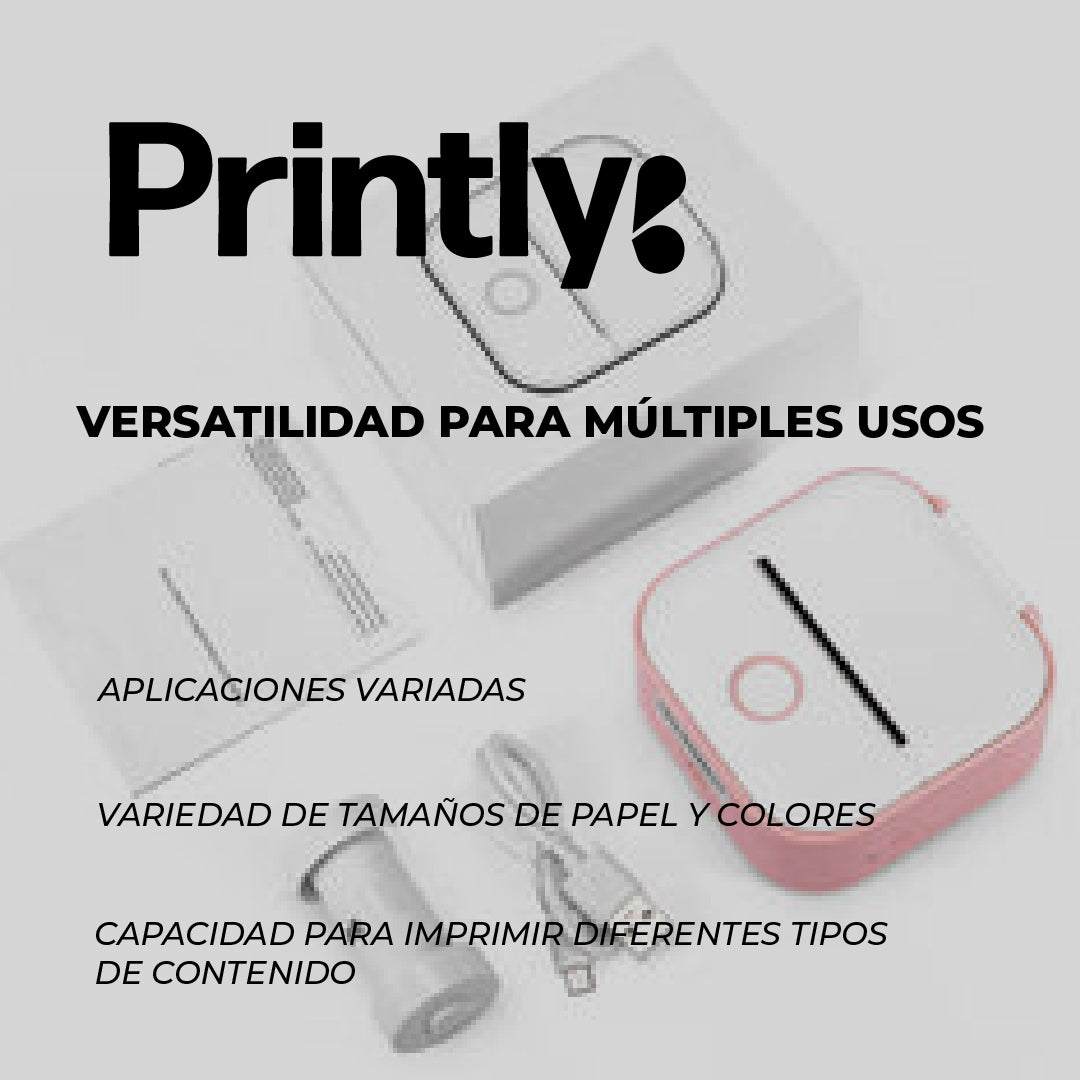 Printly™ - Impresora térmica portátil