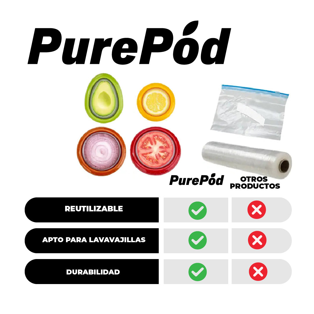 PurePod™ - Pods conservadores de vegetales