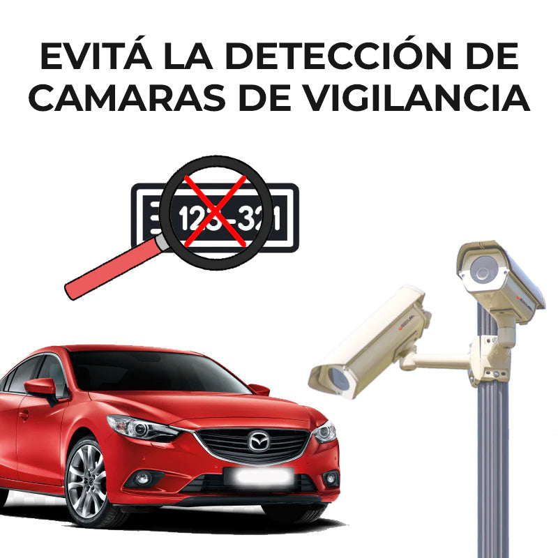 GhostPlate™ - Spray reflectivo para placas de autos