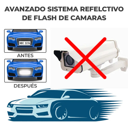 GhostPlate™ - Spray reflectivo para placas de autos