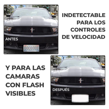 GhostPlate™ - Spray reflectivo para placas de autos