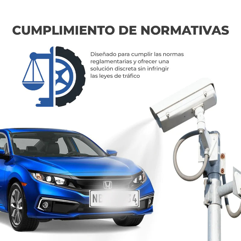 GhostPlate™ - Spray reflectivo para placas de autos