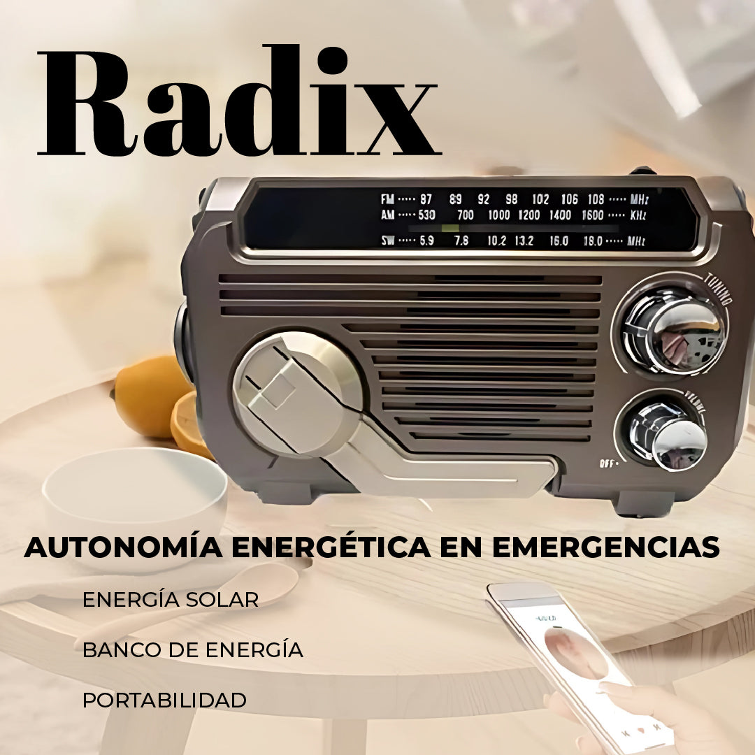 Radix™ - Radio de emergencia