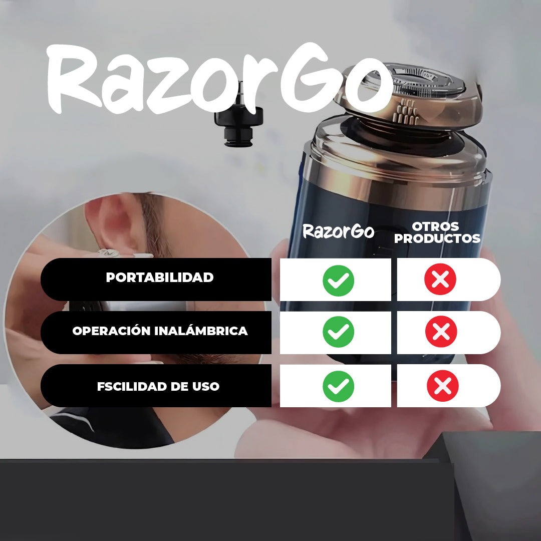 RazorGo™ - Mini Rasuradora instantanea