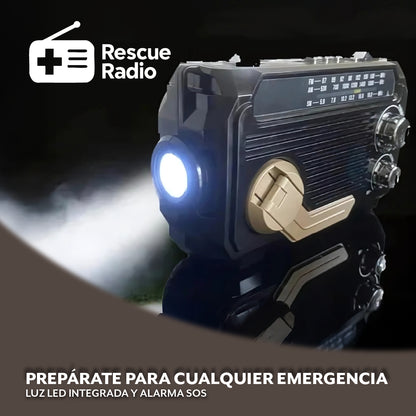 RescueRadio™ - Comunicación, luz y energía cuando más importa