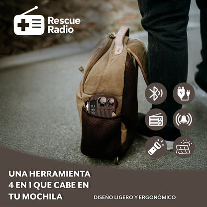 RescueRadio™ - Comunicación, luz y energía cuando más importa