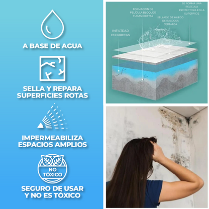 SealsCracks™ - Spray sellante para filtraciones de agua ¡Lleva 2 y paga 1!