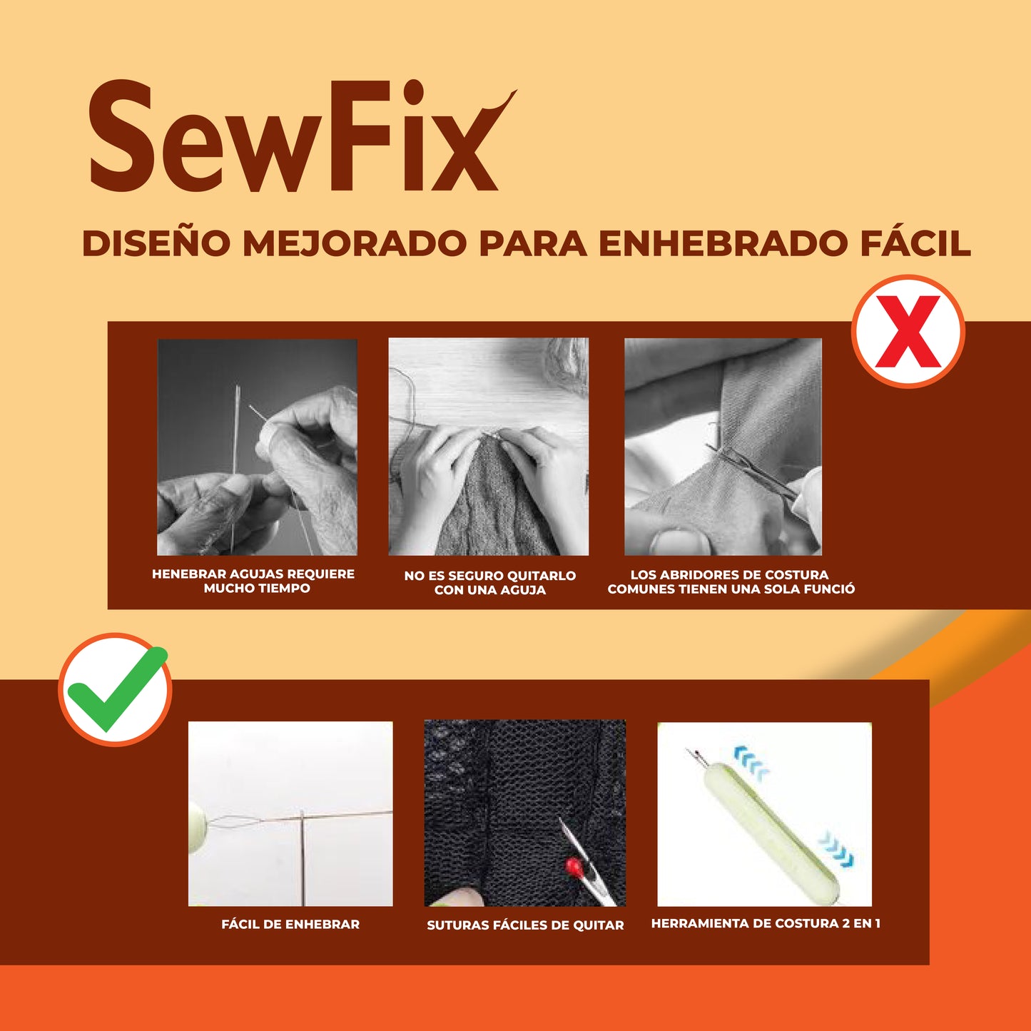 SewFix™ - Enhebrador de agujas - 1 + 1 Gratis