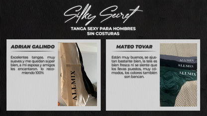 SilkySecret™ - Tanga sexy para hombres sin costuras