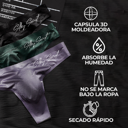 SilkySecret™ - Tanga sexy para hombres sin costuras