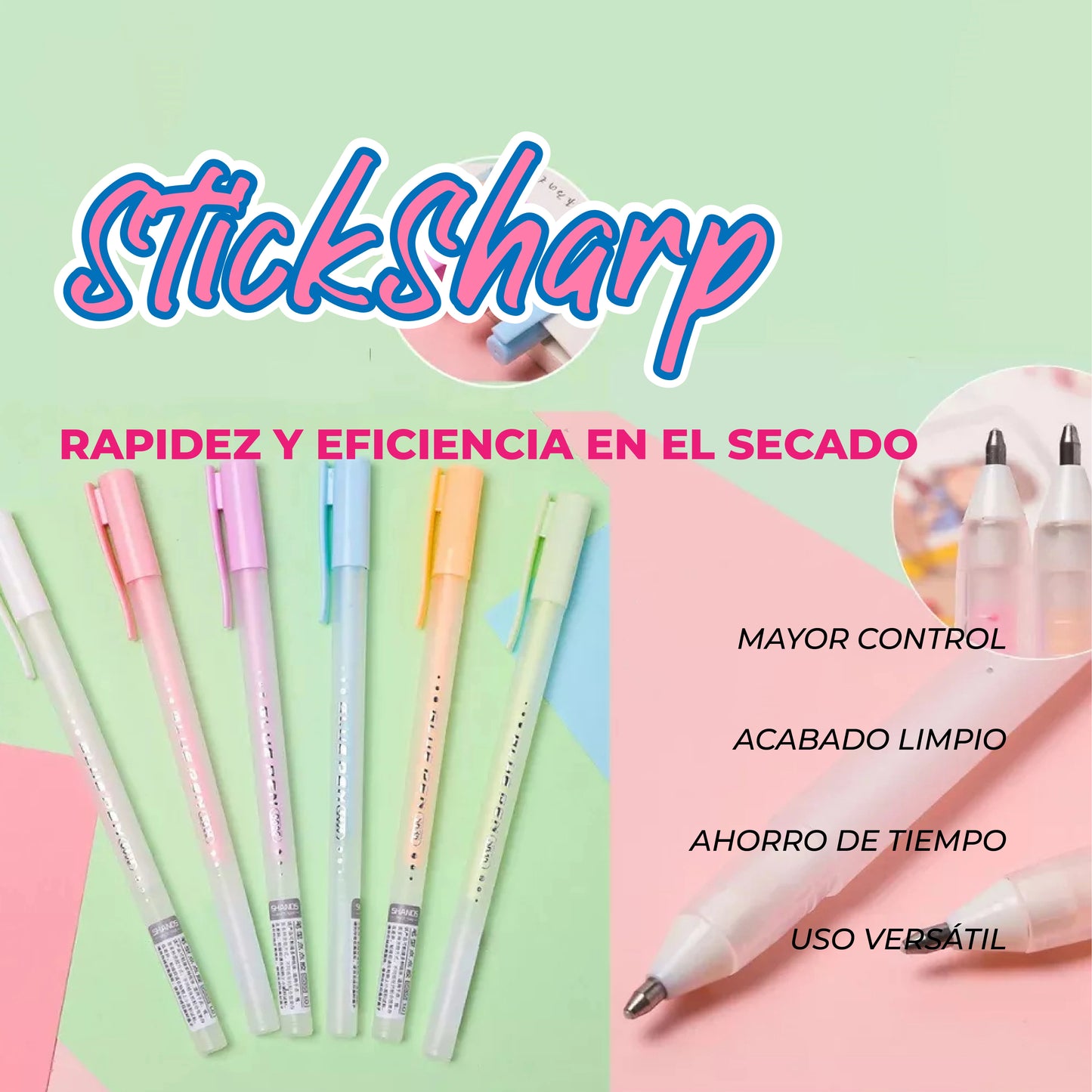 StickSharp™- Lápiz de pegamento de alta precisión