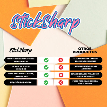 StickSharp™- Lápiz de pegamento de alta precisión