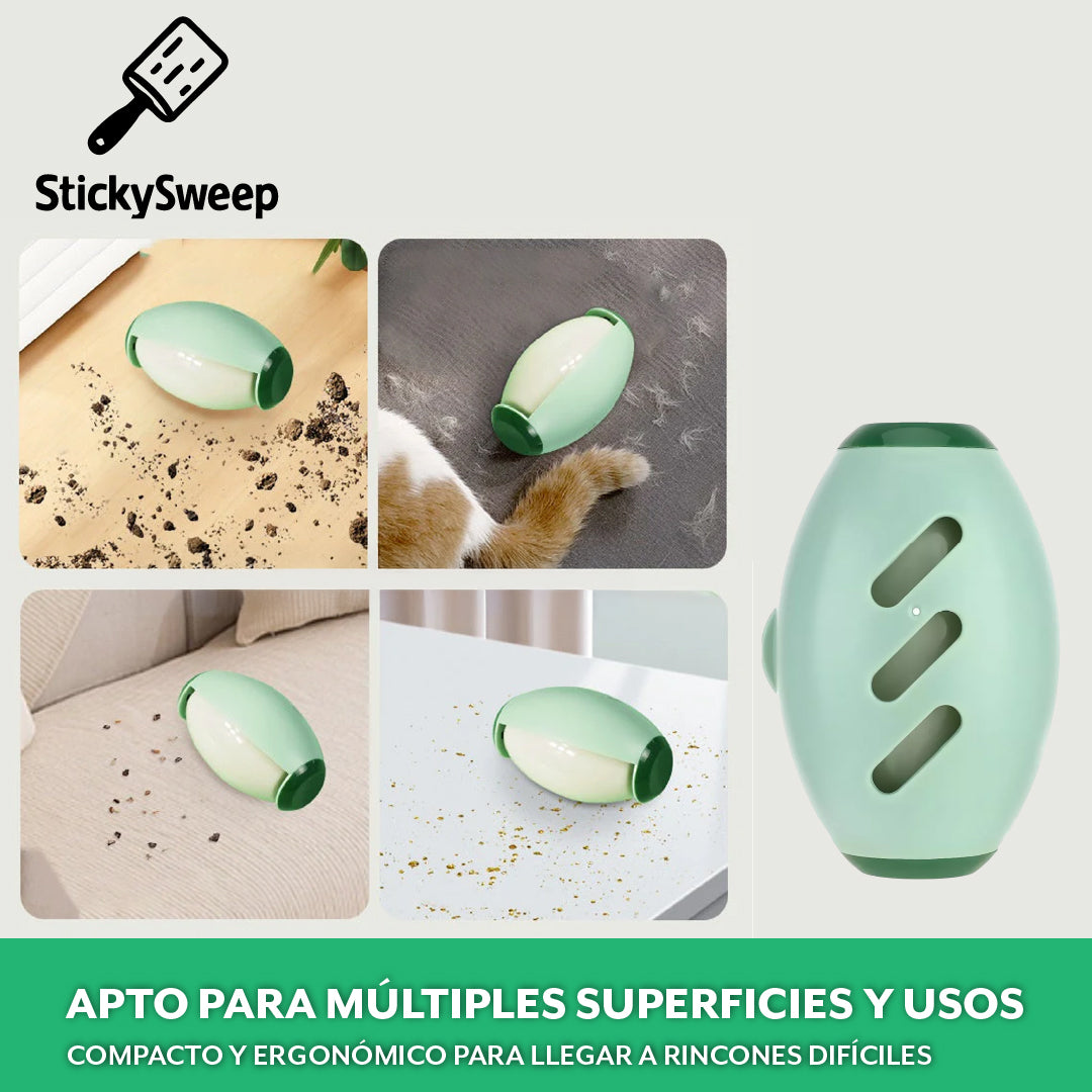 StickySweep™- Elimina Pelusas y Pelos sin Desperdicio
