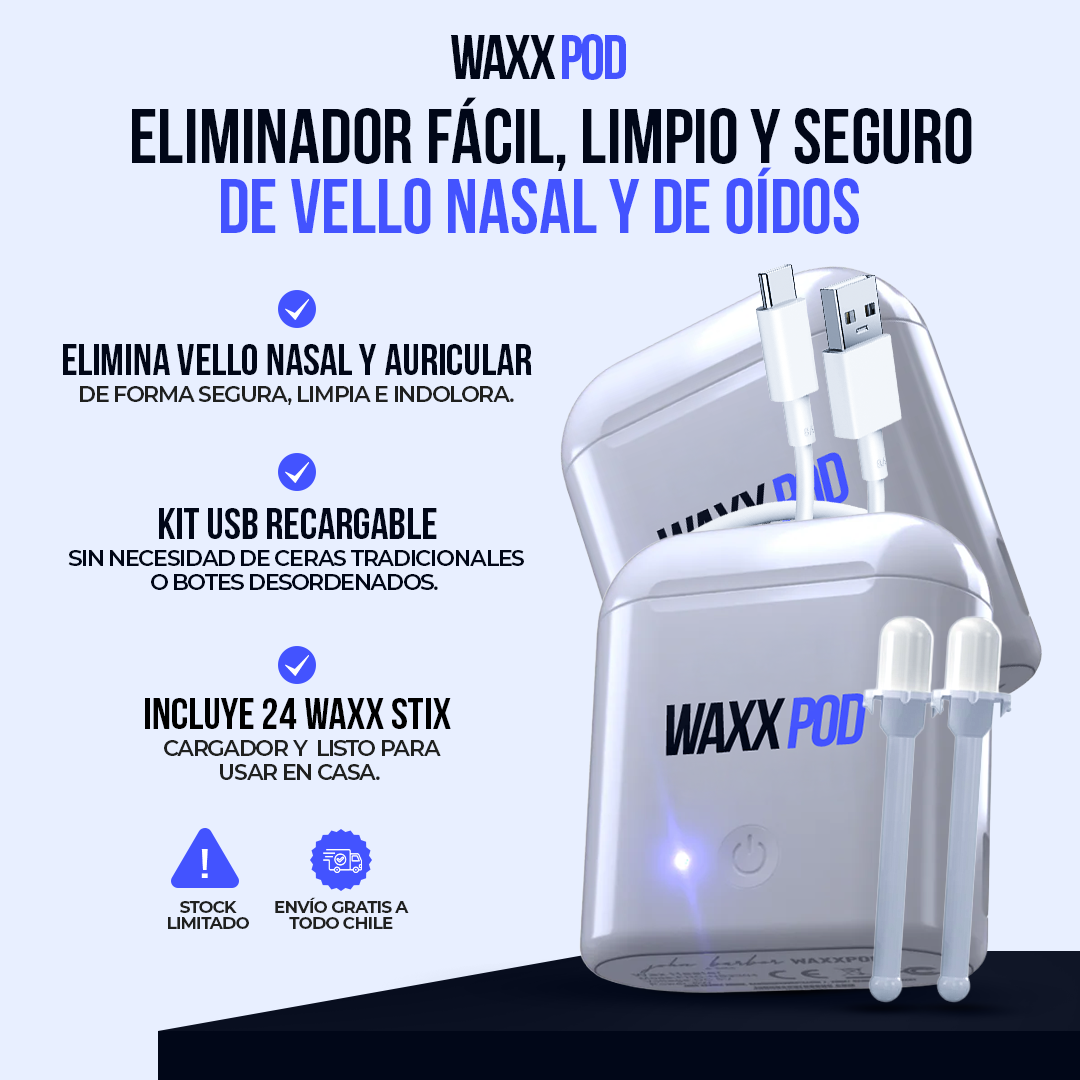 Waxx Pod - Depilación segura, rápida y sin dolor. Waxx Pod™ lo hace fácil.